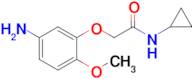 2-(5-Amino-2-methoxyphenoxy)-n-cyclopropylacetamide