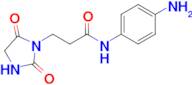 n-(4-Aminophenyl)-3-(2,5-dioxoimidazolidin-1-yl)propanamide