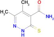 5,6-dimethyl-3-sulfanylidene-2,3-dihydropyridazine-4-carboxamide