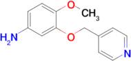 4-Methoxy-3-(pyridin-4-ylmethoxy)aniline