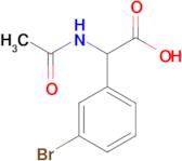 2-(3-Bromophenyl)-2-acetamidoacetic acid