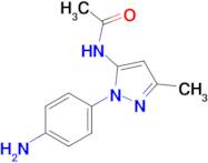 n-[1-(4-aminophenyl)-3-methyl-1h-pyrazol-5-yl]acetamide