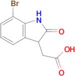 2-(7-Bromo-2-oxo-2,3-dihydro-1h-indol-3-yl)acetic acid