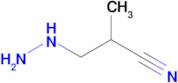 3-Hydrazinyl-2-methylpropanenitrile