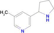 3-Methyl-5-(pyrrolidin-2-yl)pyridine