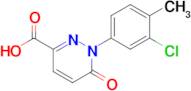 1-(3-Chloro-4-methylphenyl)-6-oxo-1,6-dihydropyridazine-3-carboxylic acid