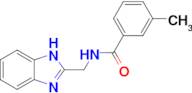 n-(1h-1,3-Benzodiazol-2-ylmethyl)-3-methylbenzamide