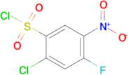 2-Chloro-4-fluoro-5-nitrobenzene-1-sulfonyl chloride