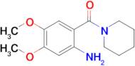 4,5-Dimethoxy-2-(piperidine-1-carbonyl)aniline