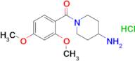 1-(2,4-Dimethoxybenzoyl)piperidin-4-amine hydrochloride