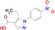 5-Ethyl-1-(4-nitrophenyl)-1h-pyrazole-4-carboxylic acid