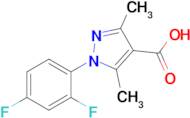 1-(2,4-Difluorophenyl)-3,5-dimethyl-1h-pyrazole-4-carboxylic acid