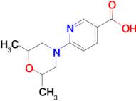 6-(2,6-Dimethylmorpholin-4-yl)pyridine-3-carboxylic acid