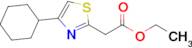 Ethyl 2-(4-cyclohexyl-1,3-thiazol-2-yl)acetate