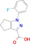 1-(2-Fluorophenyl)-1h,4h,5h,6h-cyclopenta[c]pyrazole-3-carboxylic acid