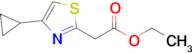 Ethyl 2-(4-cyclopropyl-1,3-thiazol-2-yl)acetate