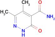 5,6-Dimethyl-3-oxo-2,3-dihydropyridazine-4-carboxamide