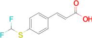 (2e)-3-{4-[(difluoromethyl)sulfanyl]phenyl}prop-2-enoic acid
