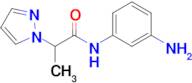 n-(3-Aminophenyl)-2-(1h-pyrazol-1-yl)propanamide