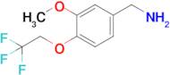 [3-methoxy-4-(2,2,2-trifluoroethoxy)phenyl]methanamine