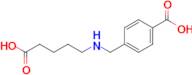 4-{[(4-carboxybutyl)amino]methyl}benzoic acid