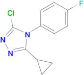 3-Chloro-5-cyclopropyl-4-(4-fluorophenyl)-4h-1,2,4-triazole