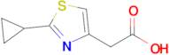 2-(2-Cyclopropylthiazol-4-yl)acetic acid