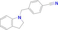 4-(2,3-Dihydro-1h-indol-1-ylmethyl)benzonitrile