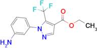 Ethyl 1-(3-aminophenyl)-5-(trifluoromethyl)-1h-pyrazole-4-carboxylate