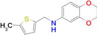 n-[(5-methylthiophen-2-yl)methyl]-2,3-dihydro-1,4-benzodioxin-6-amine