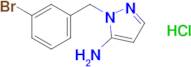 1-[(3-bromophenyl)methyl]-1h-pyrazol-5-amine hydrochloride
