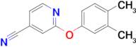 2-(3,4-Dimethylphenoxy)pyridine-4-carbonitrile