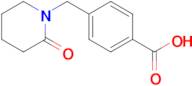 4-[(2-oxopiperidin-1-yl)methyl]benzoic acid