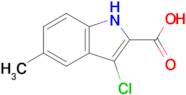 3-Chloro-5-methyl-1h-indole-2-carboxylic acid