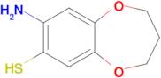 8-Amino-3,4-dihydro-2h-benzo[b][1,4]dioxepine-7-thiol