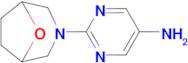 2-{8-oxa-3-azabicyclo[3.2.1]octan-3-yl}pyrimidin-5-amine