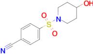 4-[(4-hydroxypiperidin-1-yl)sulfonyl]benzonitrile