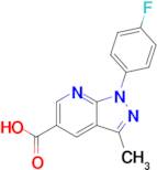 1-(4-Fluorophenyl)-3-methyl-1h-pyrazolo[3,4-b]pyridine-5-carboxylic acid