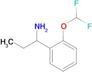 1-[2-(difluoromethoxy)phenyl]propan-1-amine