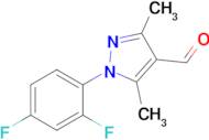 1-(2,4-Difluorophenyl)-3,5-dimethyl-1h-pyrazole-4-carbaldehyde