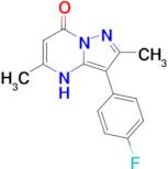 3-(4-fluorophenyl)-2,5-dimethyl-4H,7H-pyrazolo[1,5-a]pyrimidin-7-one