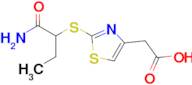 2-(2-((1-Amino-1-oxobutan-2-yl)thio)thiazol-4-yl)acetic acid