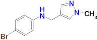 4-Bromo-n-[(1-methyl-1h-pyrazol-4-yl)methyl]aniline