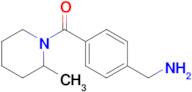 [4-(2-methylpiperidine-1-carbonyl)phenyl]methanamine