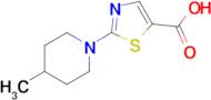 2-(4-Methylpiperidin-1-yl)-1,3-thiazole-5-carboxylic acid