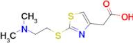 2-(2-{[2-(dimethylamino)ethyl]sulfanyl}-1,3-thiazol-4-yl)acetic acid