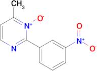 6-methyl-2-(3-nitrophenyl)pyrimidine 1-oxide