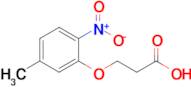 3-(5-Methyl-2-nitrophenoxy)propanoic acid