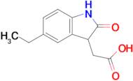 2-(5-Ethyl-2-oxo-2,3-dihydro-1h-indol-3-yl)acetic acid