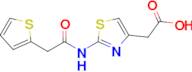 2-{2-[2-(thiophen-2-yl)acetamido]-1,3-thiazol-4-yl}acetic acid